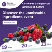 Visit MÜNZING at Food Ingredients Frankfurt