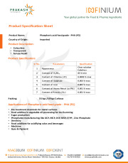 Phosphoric Acid(Food Grade)