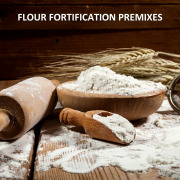 Flour fortification premix