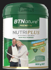 BTNature Premium Nutriplus Nutritionally Balanced Skim Milk Powder 800g