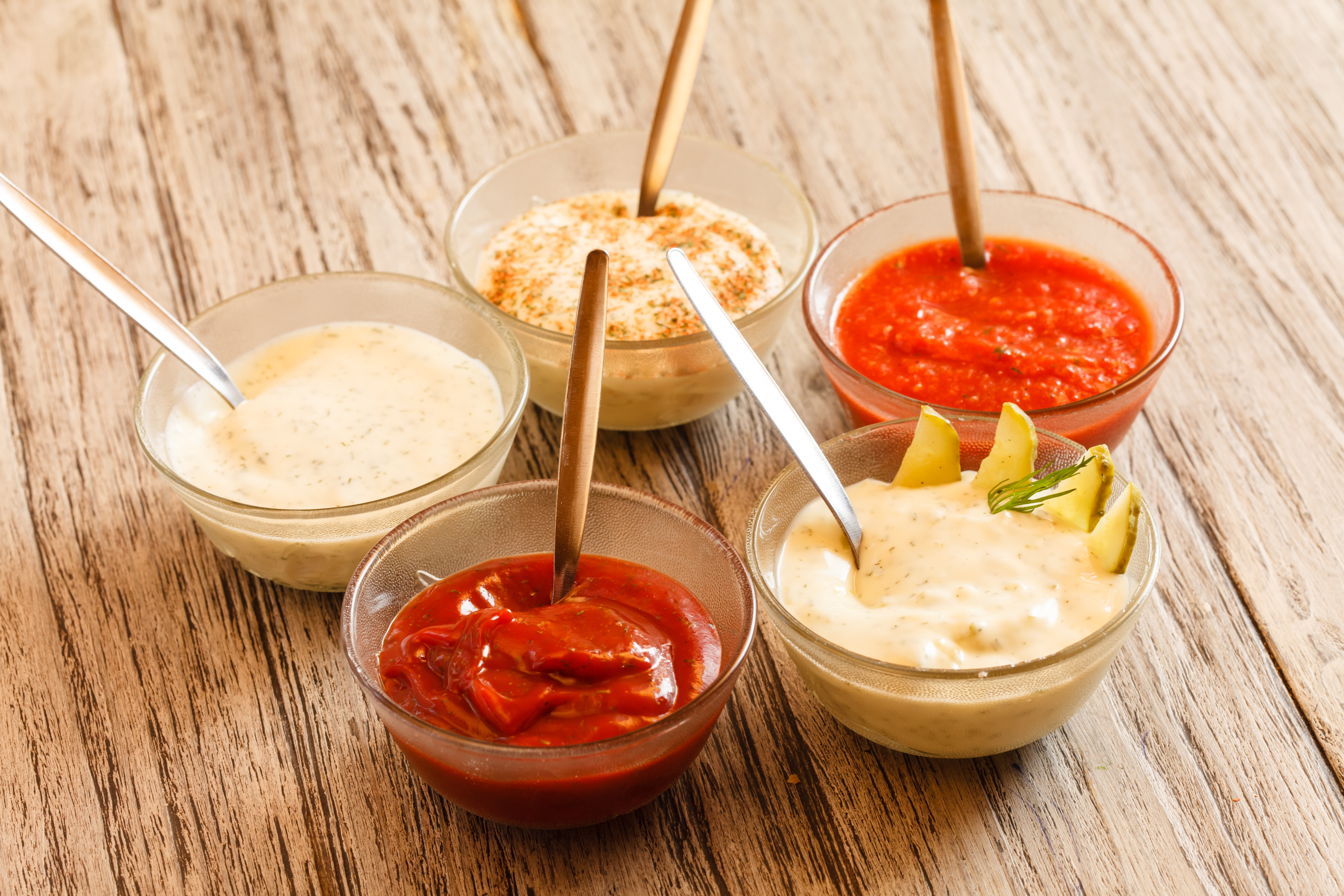 Ingredients for sauces and dressings