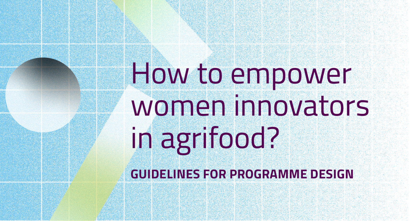 How to empower women innovators in agrifood?