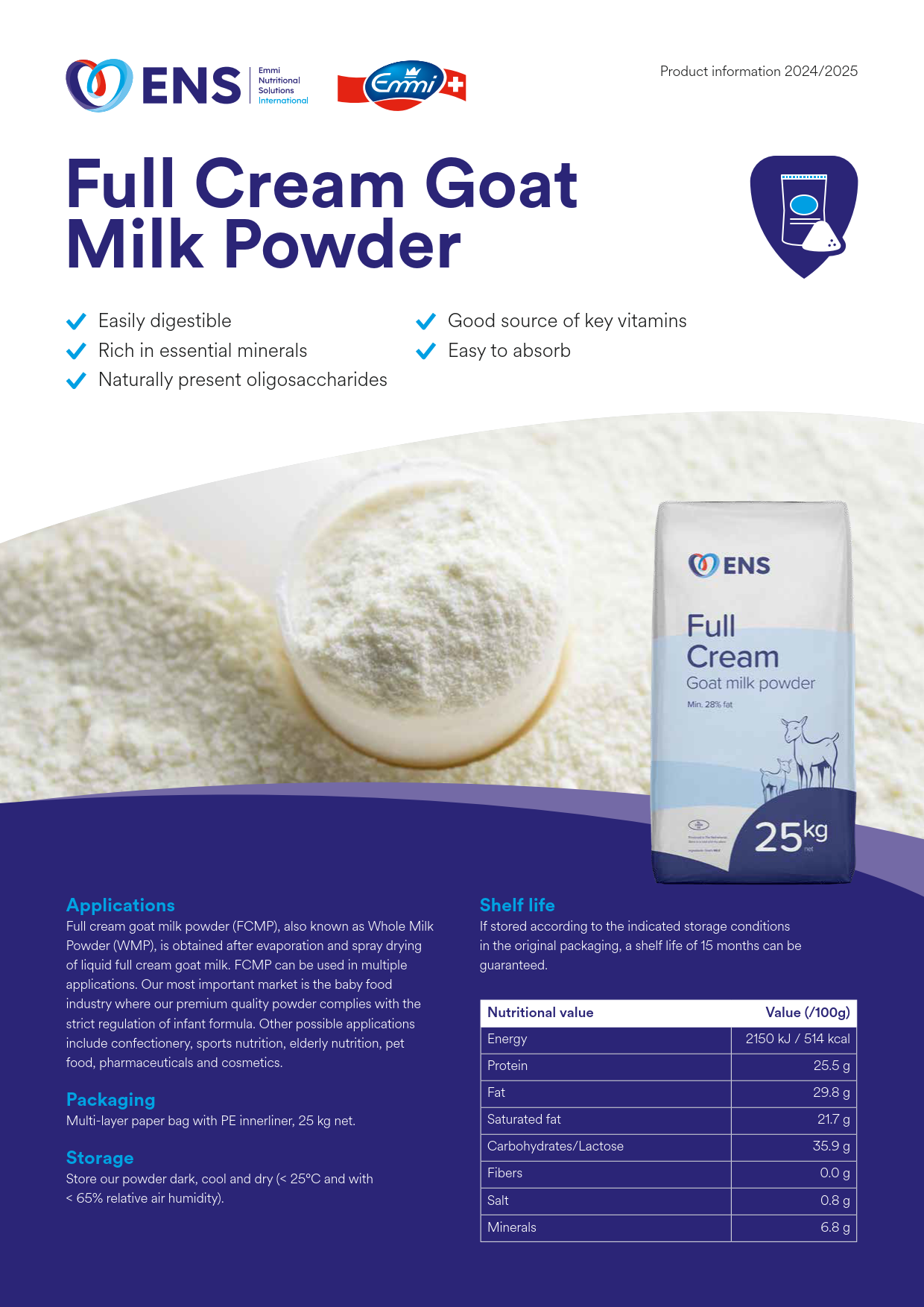 Full Cream Goat Milk Powder