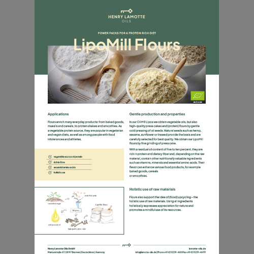 LipoMill - Flour by Henry Lamotte Oils