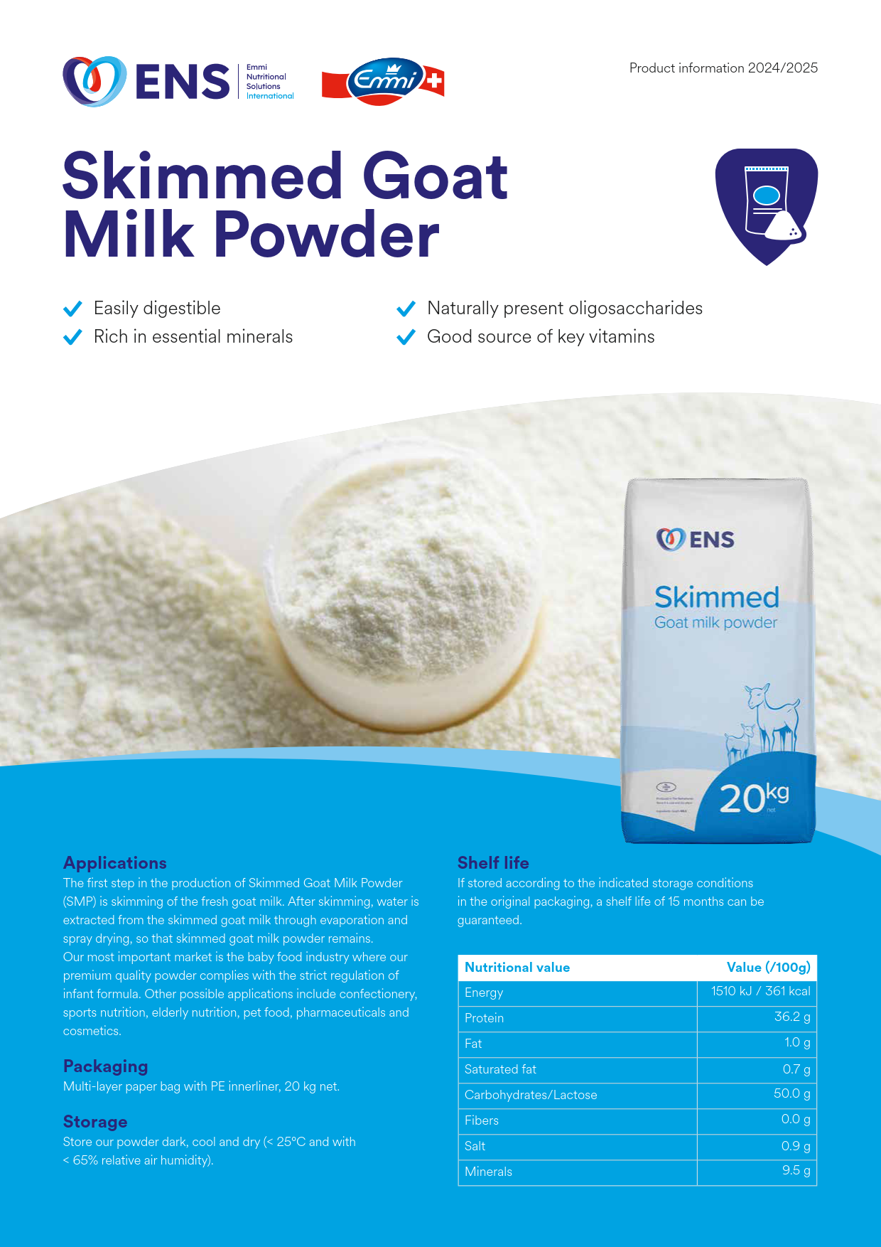 Skimmed Goat Milk Powder