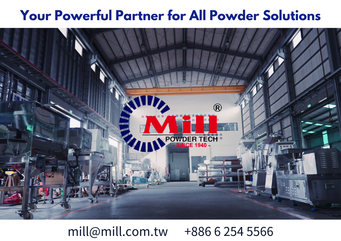 Mill Powder Tech Company Intro.｜Mills & Mixers Machine Manufacturer in Taiwan