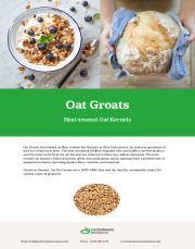 Oat Groats Product Leaflet